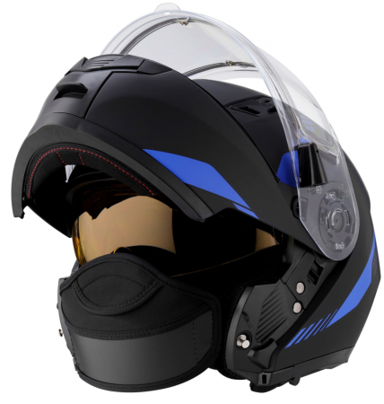 ШЛЕМ модуляр RSX Spark (HS159) Winter (желтые очки)