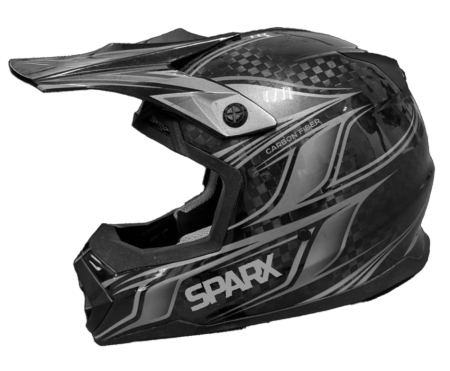 ШЛЕМ эндуро карбоновый SPARX Nix Carbon 3K (YK780) 